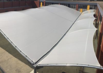 St Bedes Barrel Vault Shade Structure